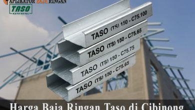 Harga Baja Ringan Taso di Cibinong