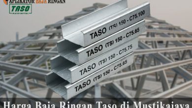 Harga Baja Ringan Taso di Mustikajaya